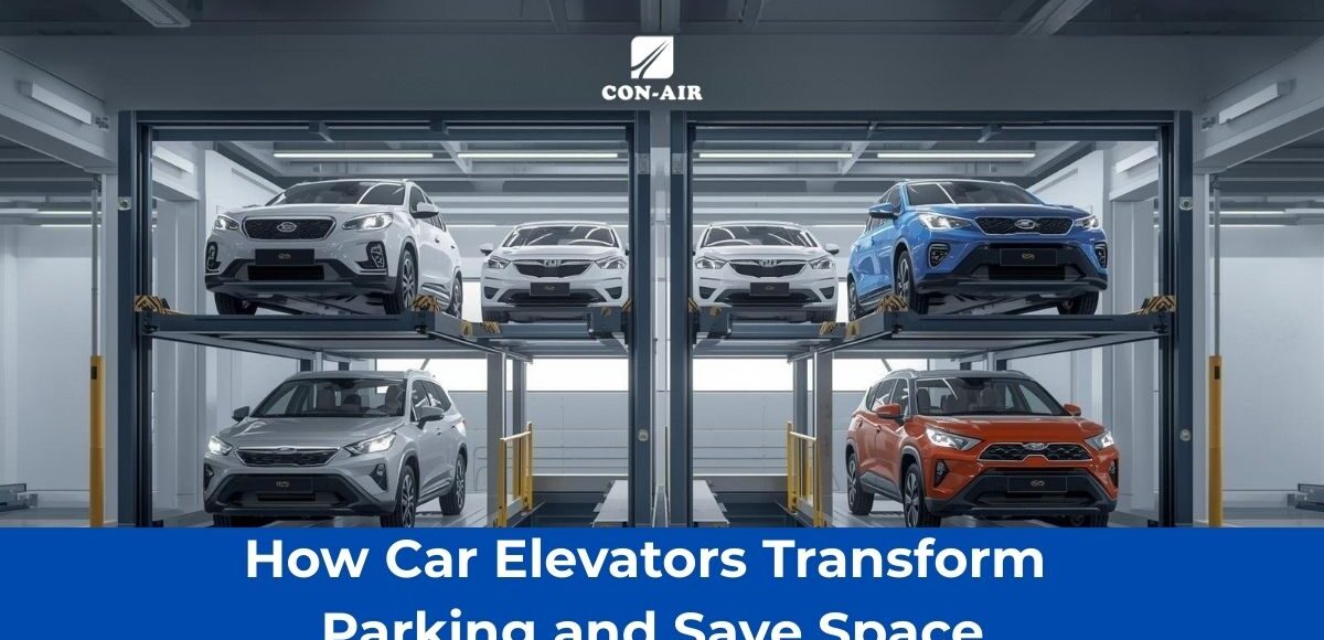 car and bike elevators modern parking solution double stack system