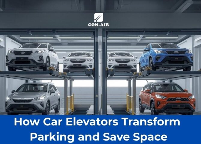 car and bike elevators modern parking solution double stack system