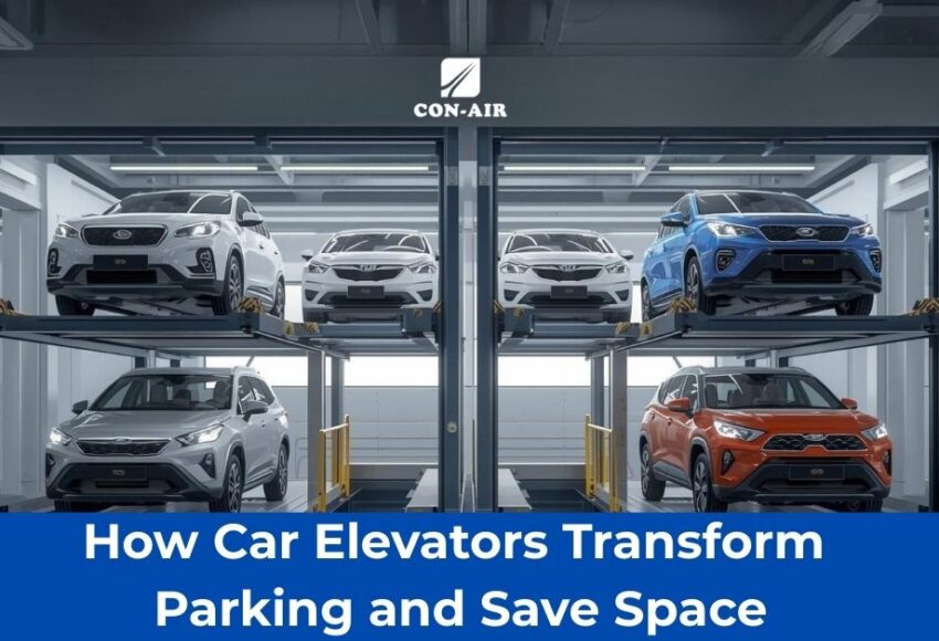 car and bike elevators modern parking solution double stack system