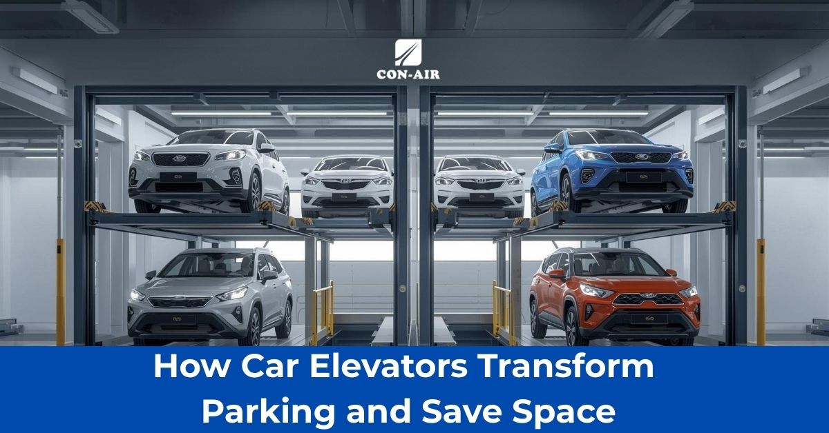 car and bike elevators modern parking solution double stack system
